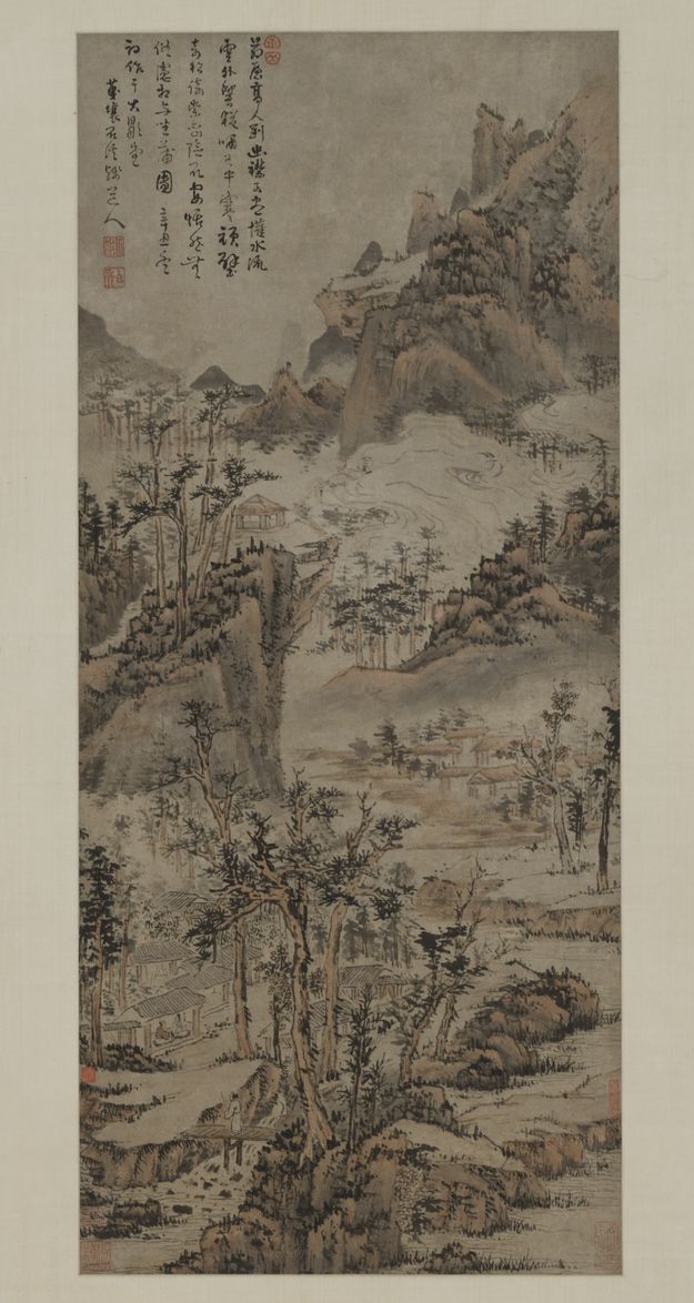 茅屋白云图轴缩略图