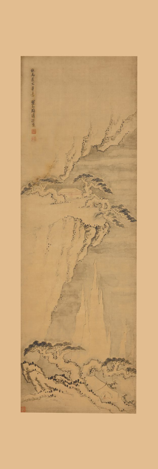仿马远山水轴预览图