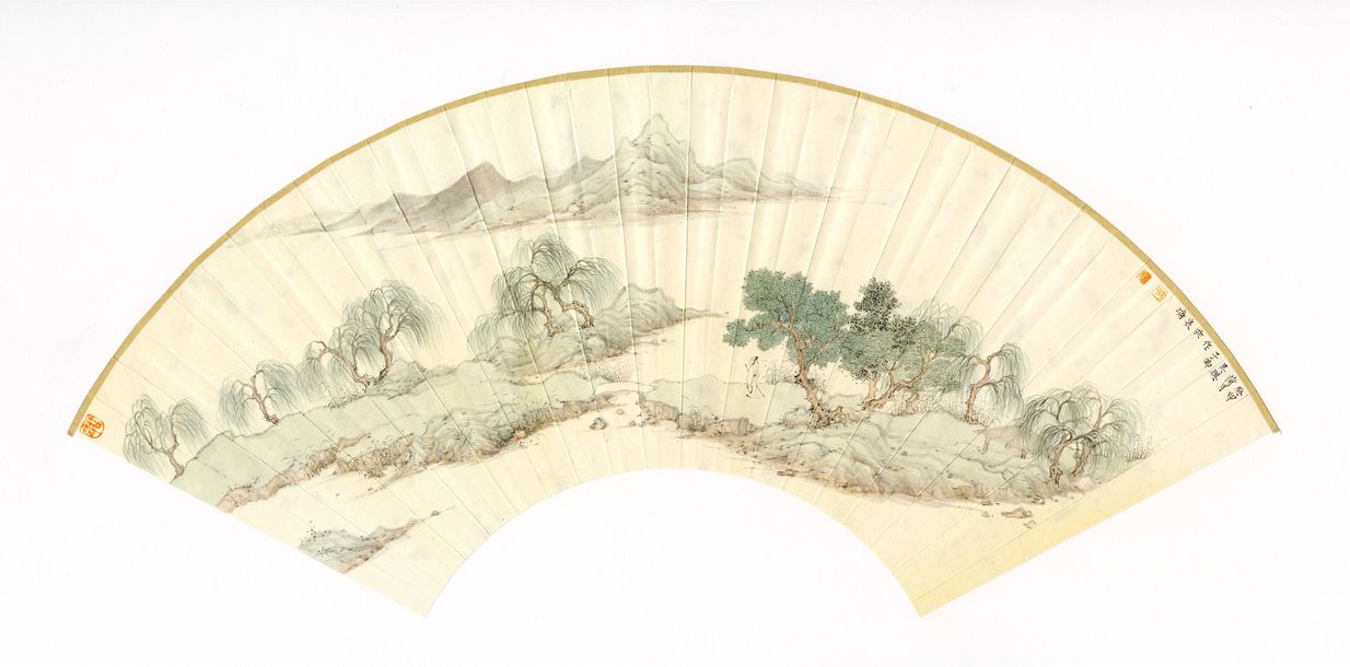 春山远眺图预览图