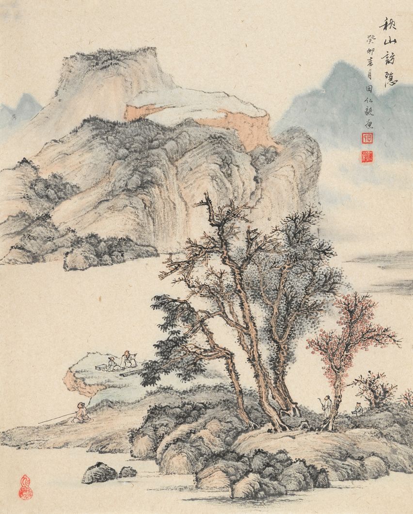 秋山访隐图缩略图