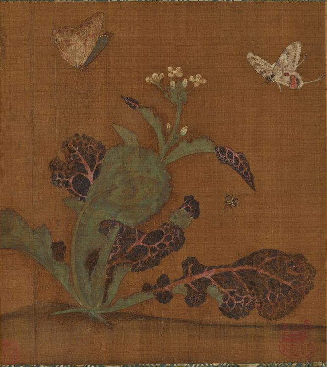 草虫图-菜缩略图