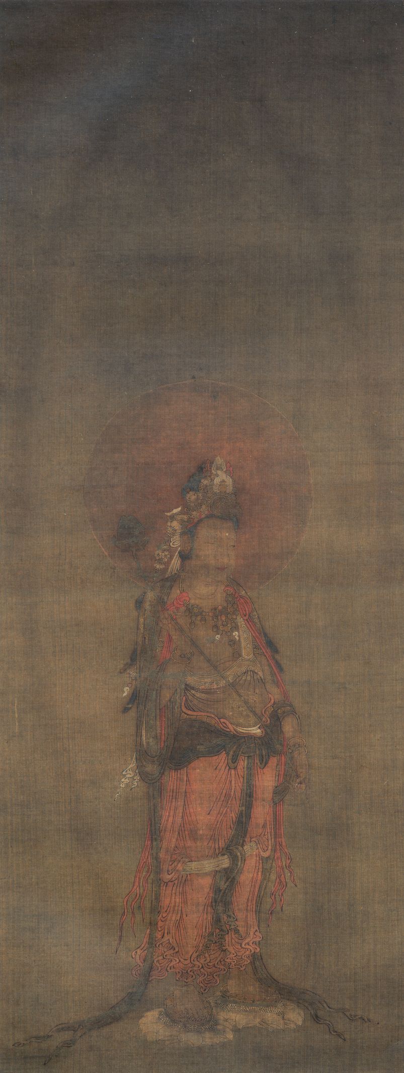 阿弥陀三尊像-大势至菩萨图缩略图