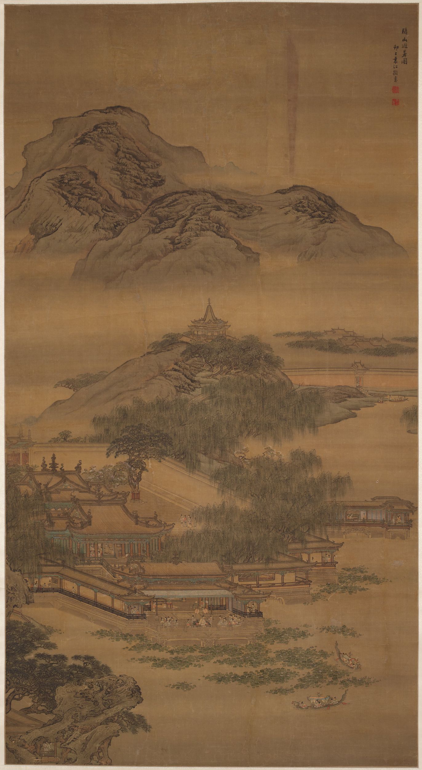 骊山避暑图缩略图