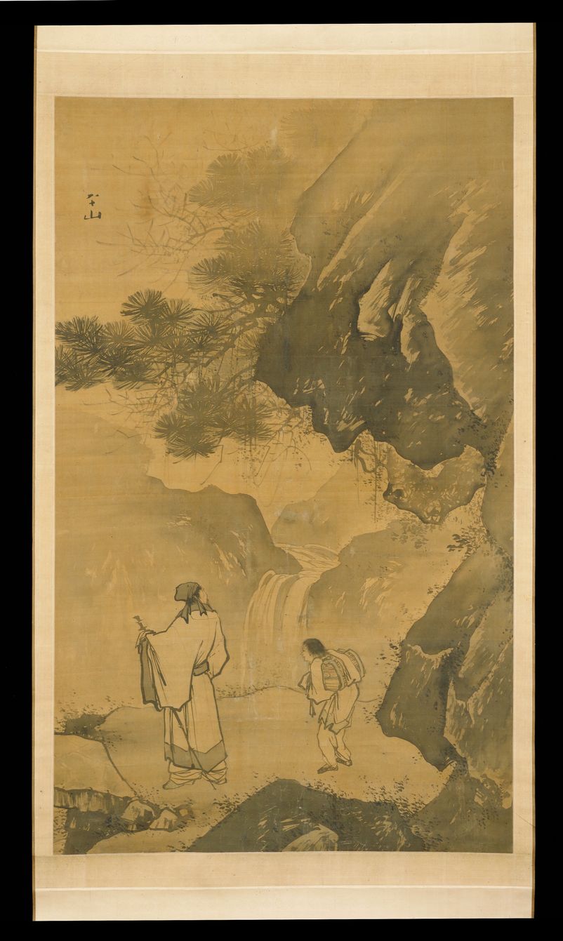 高士观瀑图预览图