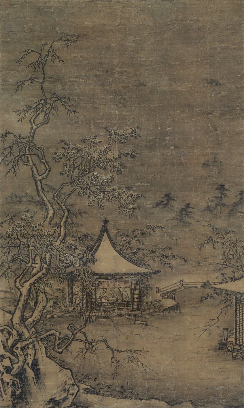 雪阁临江图预览图