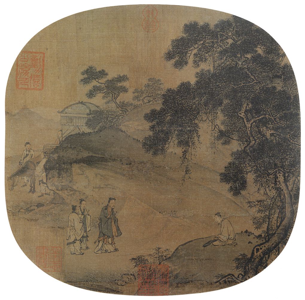 孔子见荣启期图预览图