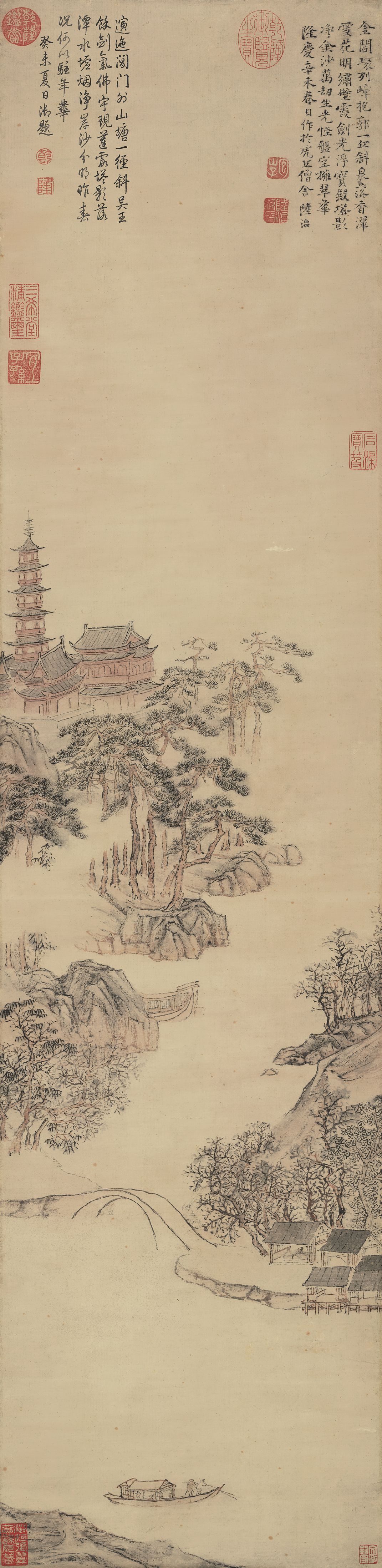虎丘塔影图预览图
