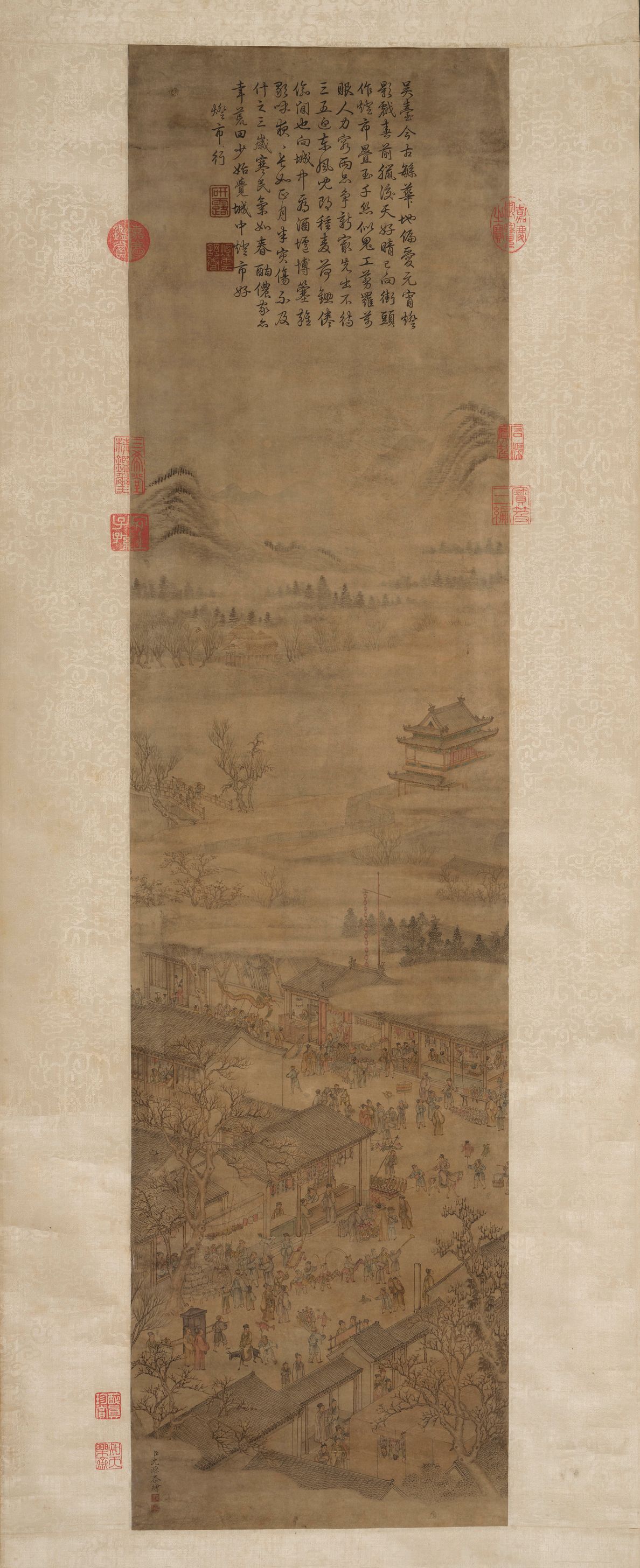 御题《灯市行》诗意图缩略图