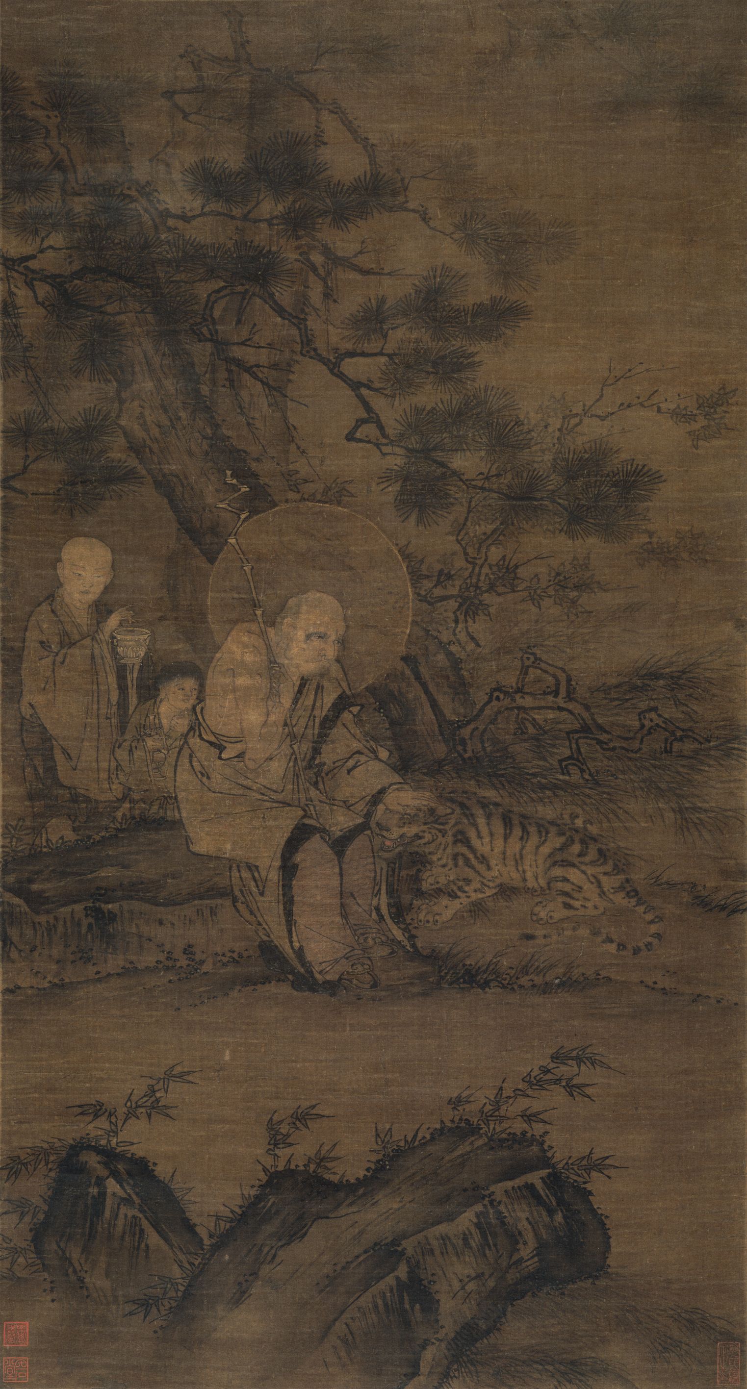 伏虎罗汉图预览图