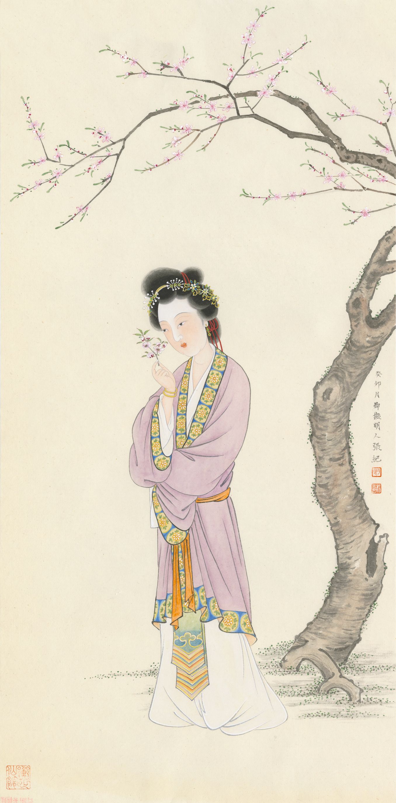 人面桃花图缩略图