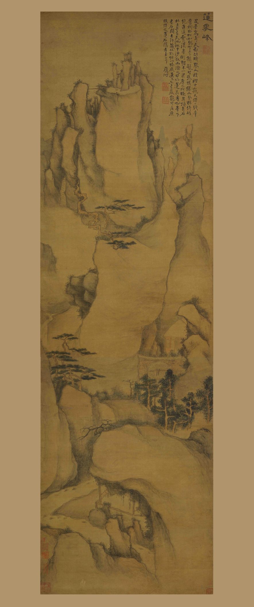 黄山莲华峰图预览图