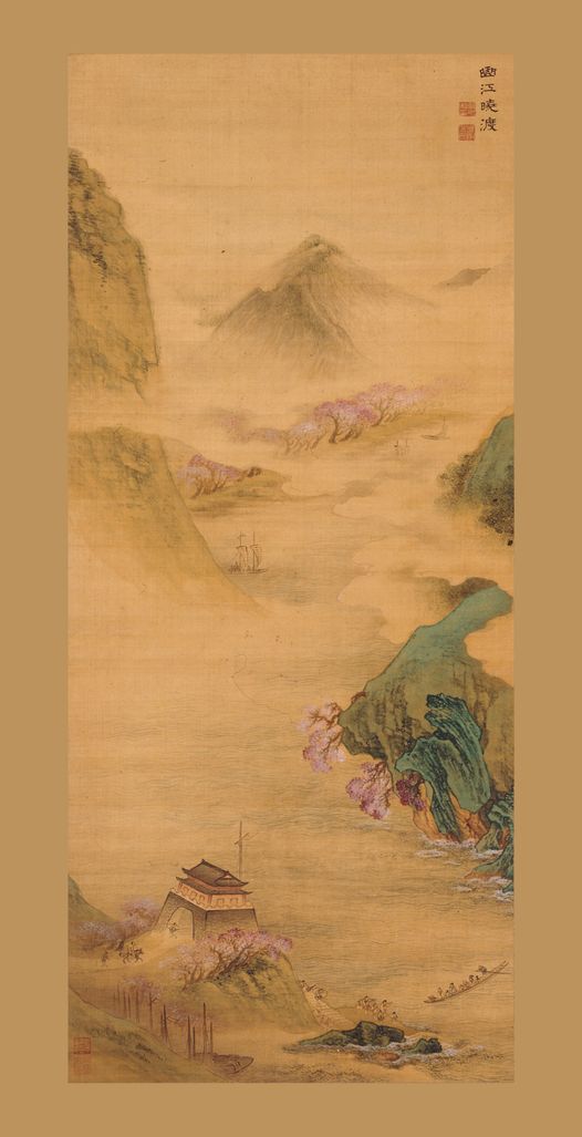曲江晓渡图预览图