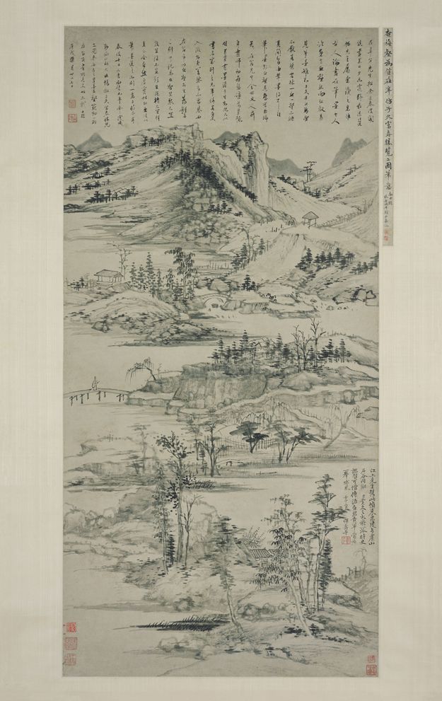 仿黄公望富春胜览图预览图