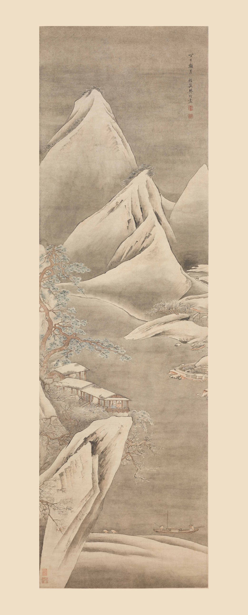 雪景山水图缩略图