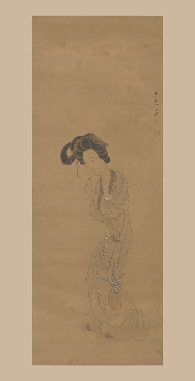 拈花仕女图预览图