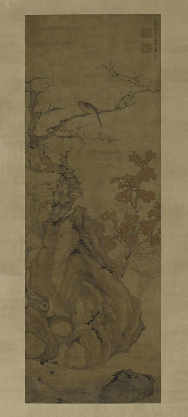 梅花小鸟图预览图