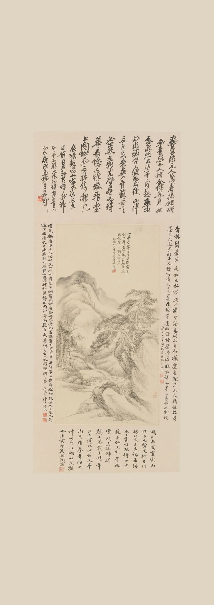 仿徐幼文山水图预览图
