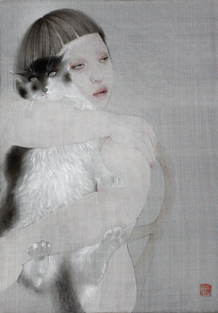 《抱猫女孩》预览图