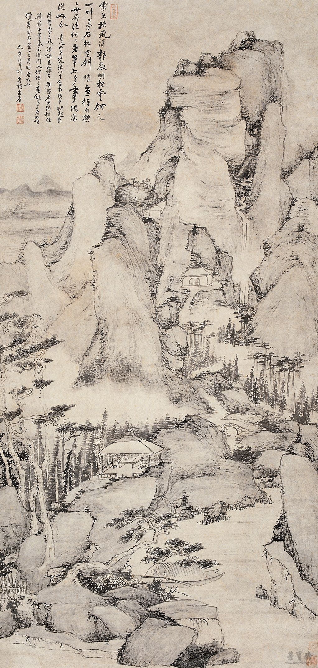 松云灵岳图预览图