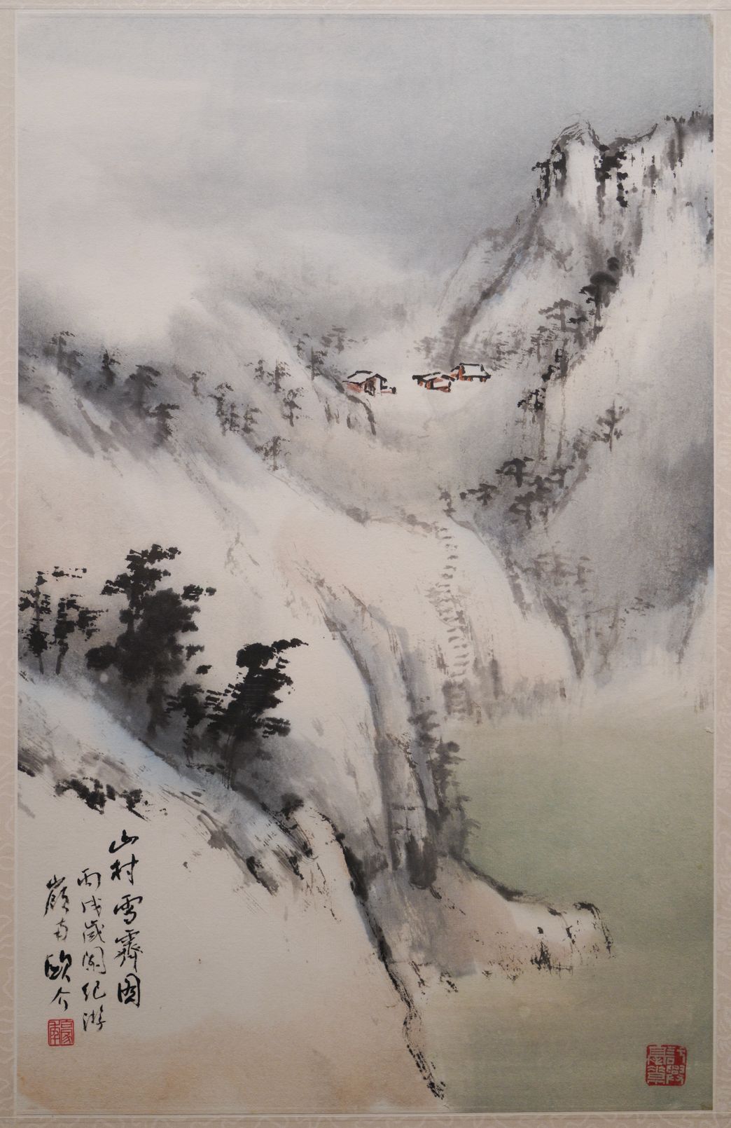 山村雪霁图缩略图