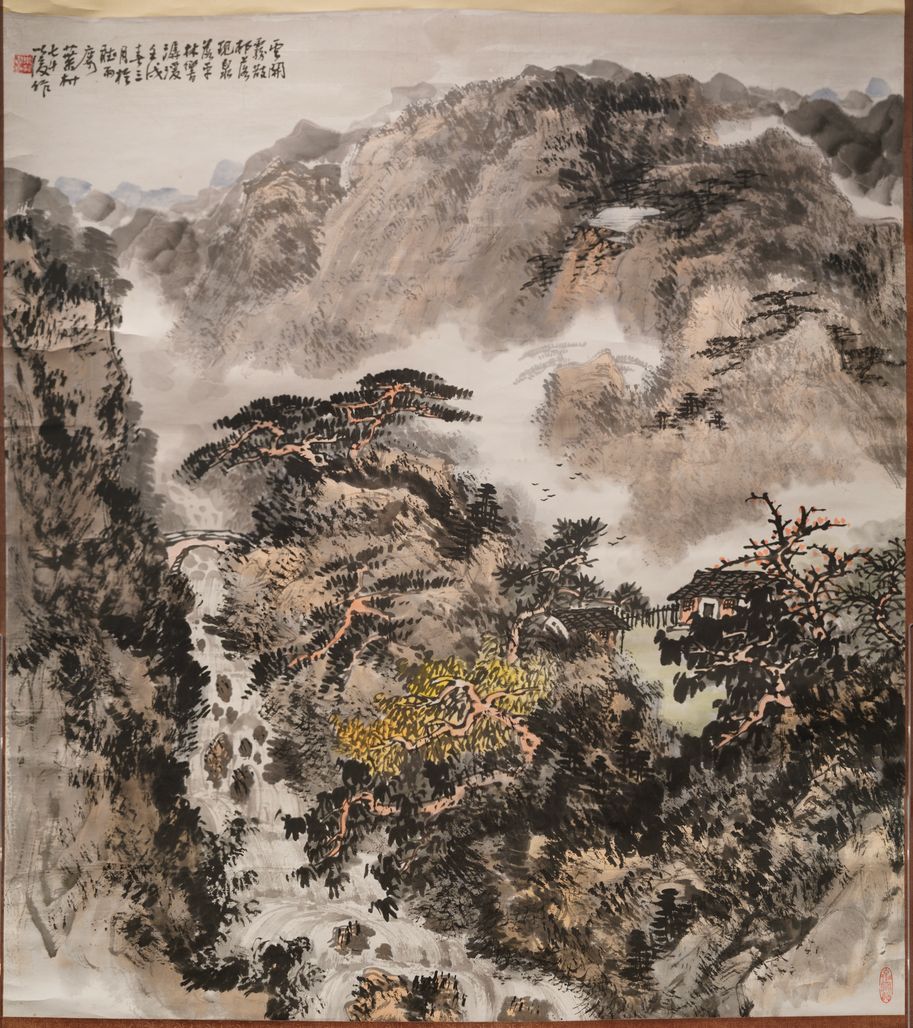 深山溪流图预览图