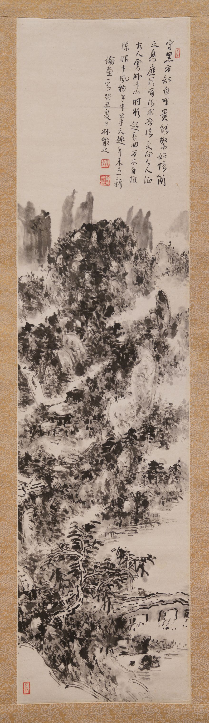 山水图轴（论画一首）预览图