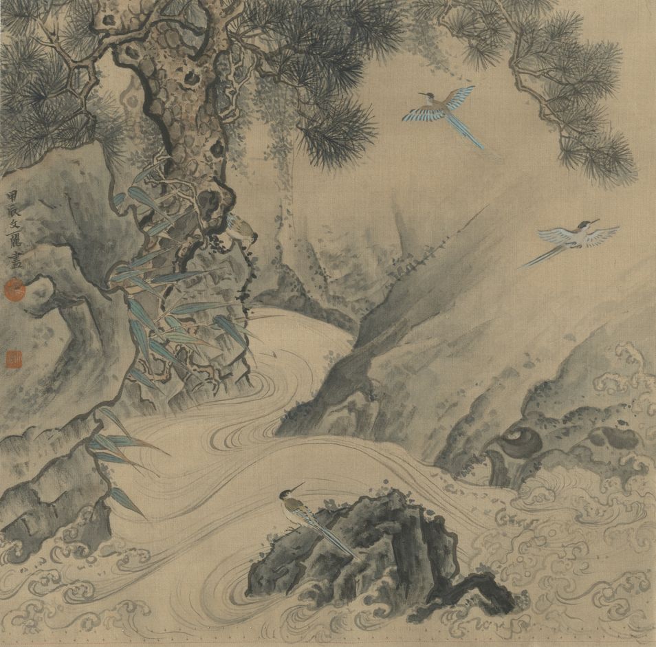 松涧山禽缩略图