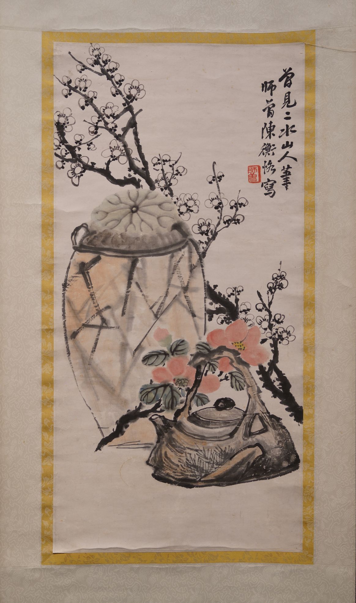 茶花梅花图预览图