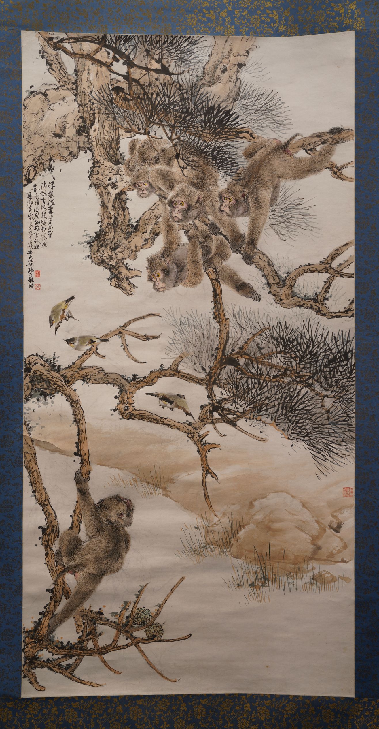 群猴图轴缩略图