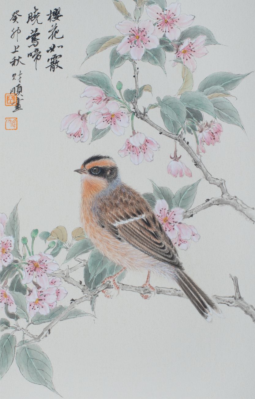《樱花小雀图》缩略图