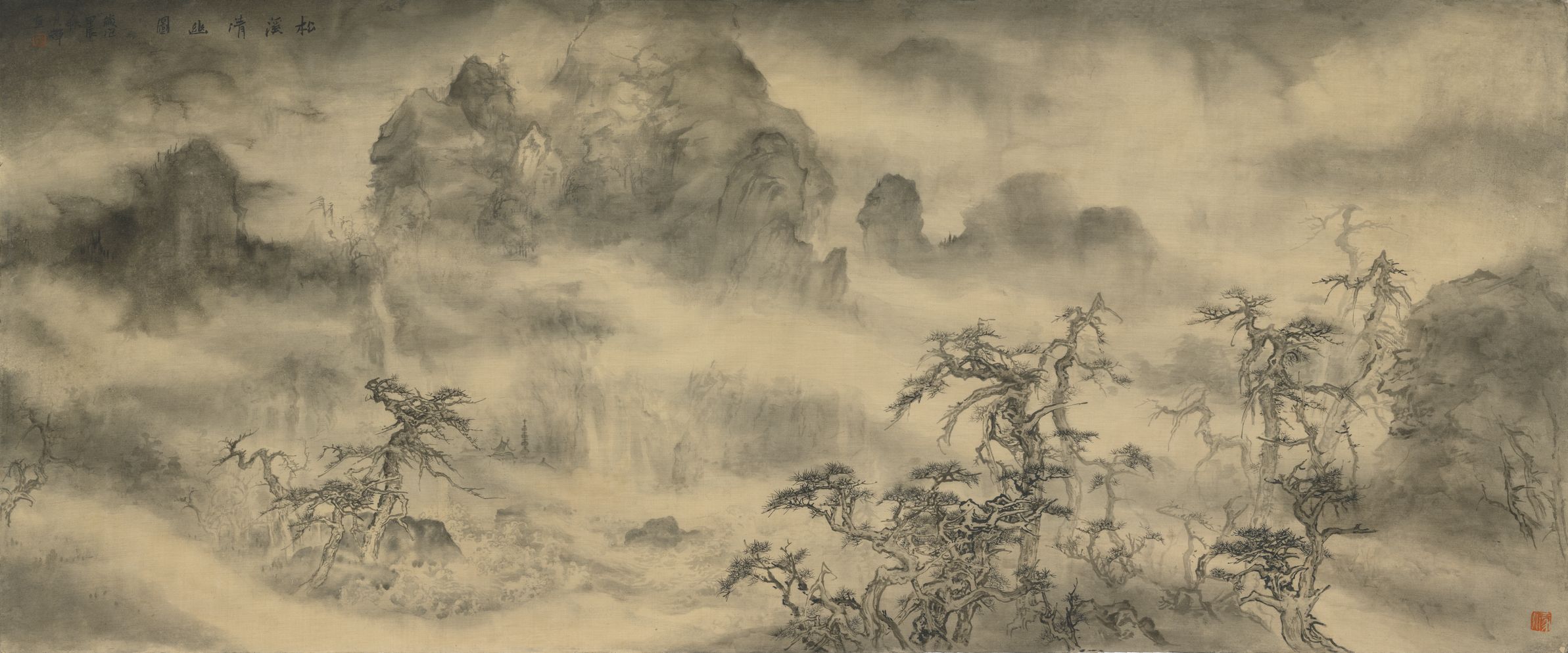 松溪清幽图缩略图