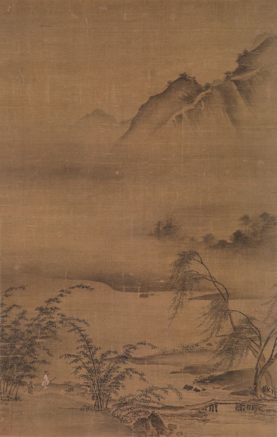 仿夏珪 山水图预览图
