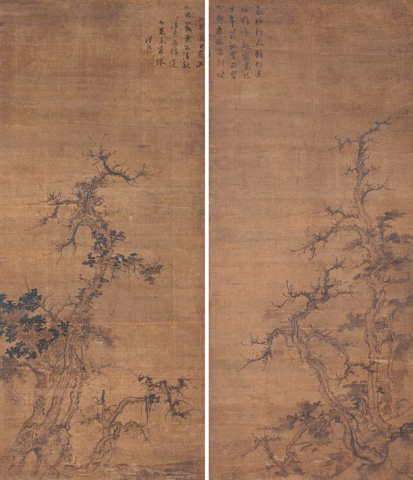 枯木图对幅缩略图