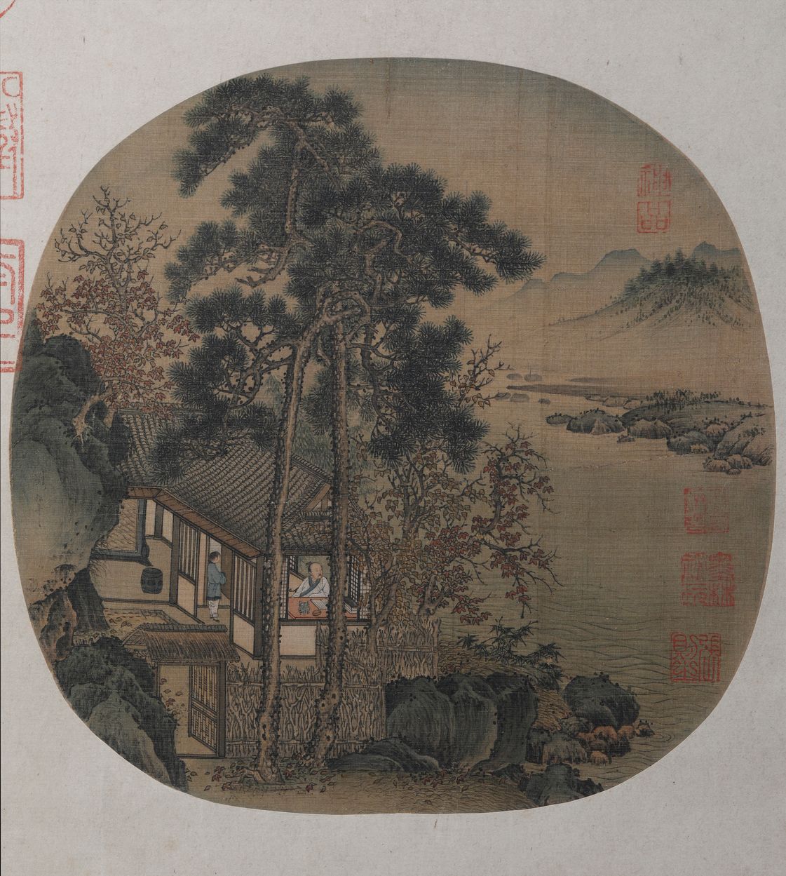 秋窗读易图缩略图