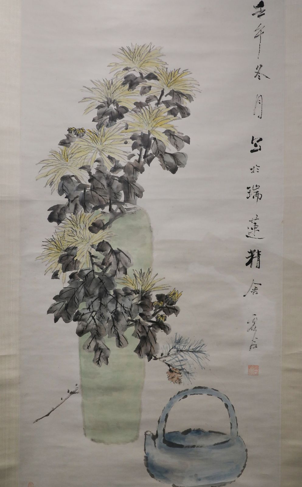 瓶菊图轴预览图