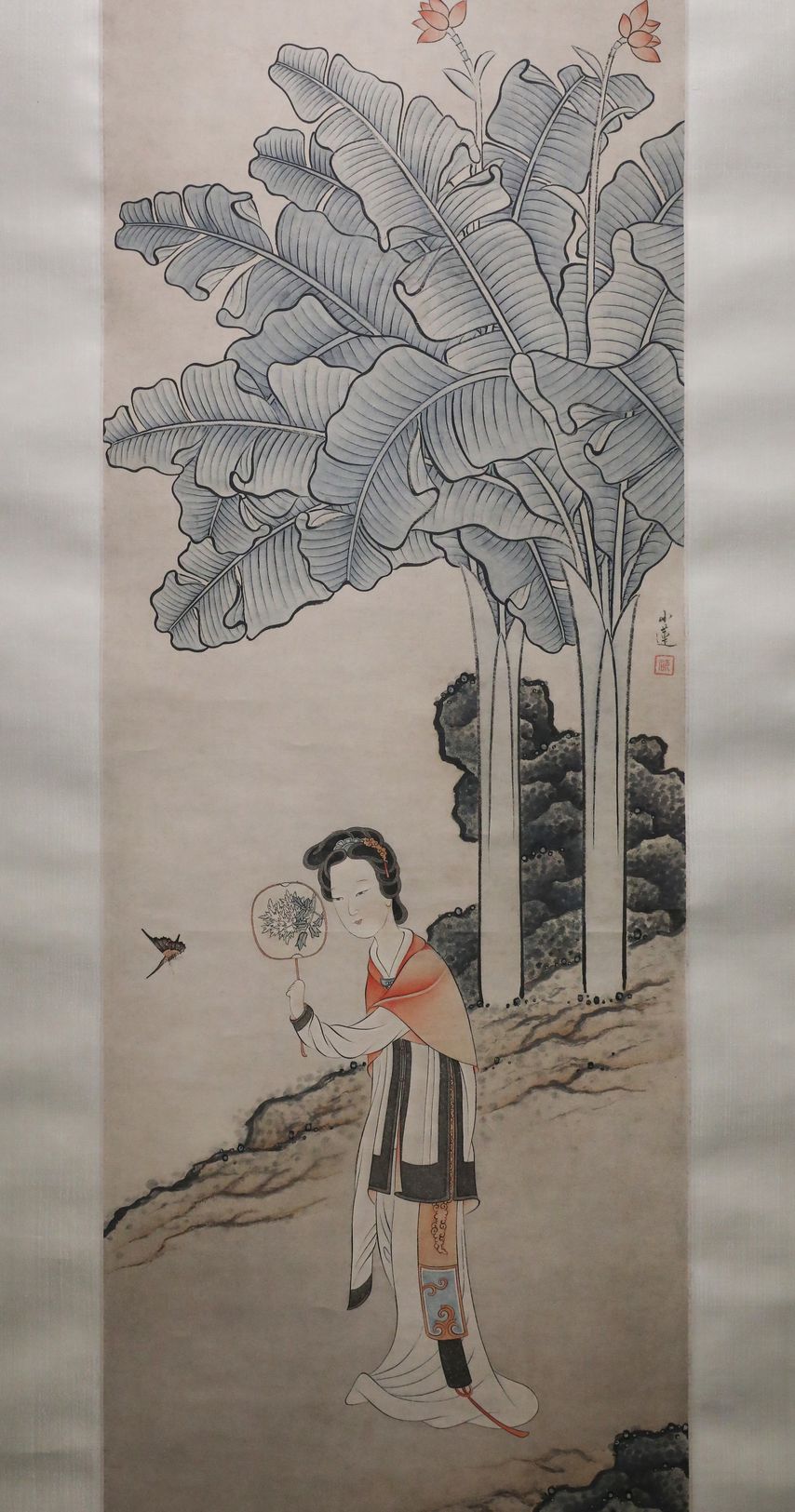 扑蝶仕女图轴缩略图