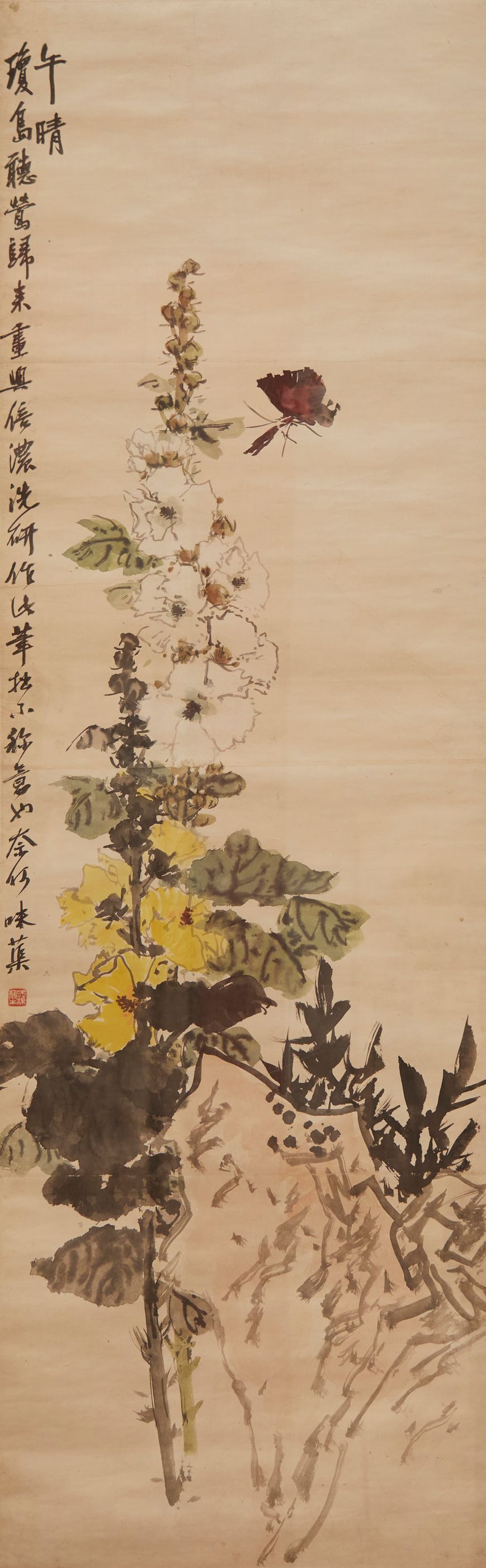 蜀葵蝴蝶预览图
