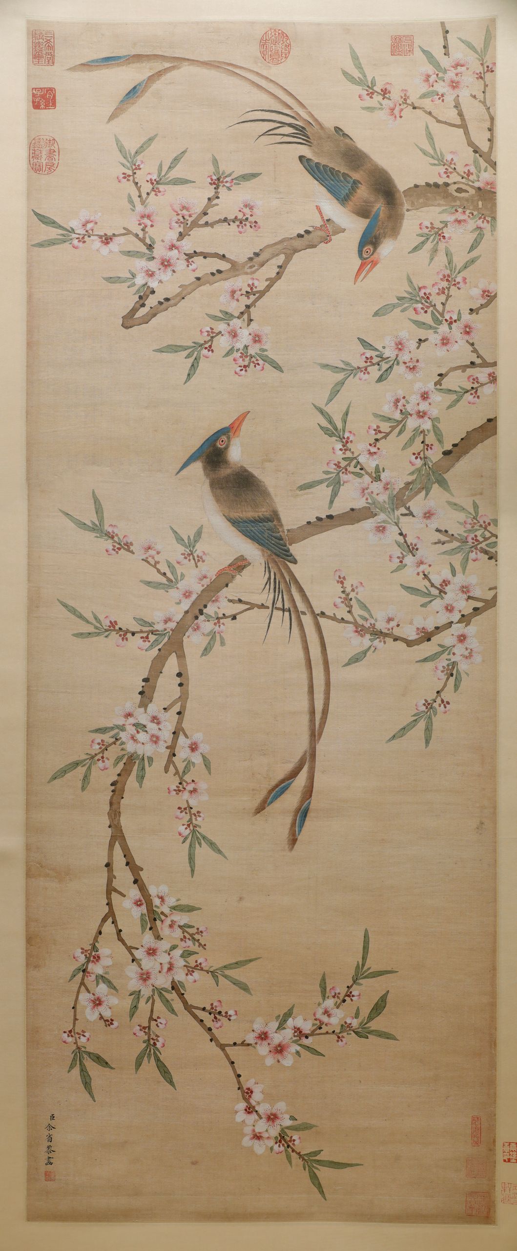 桃花双绶图轴缩略图