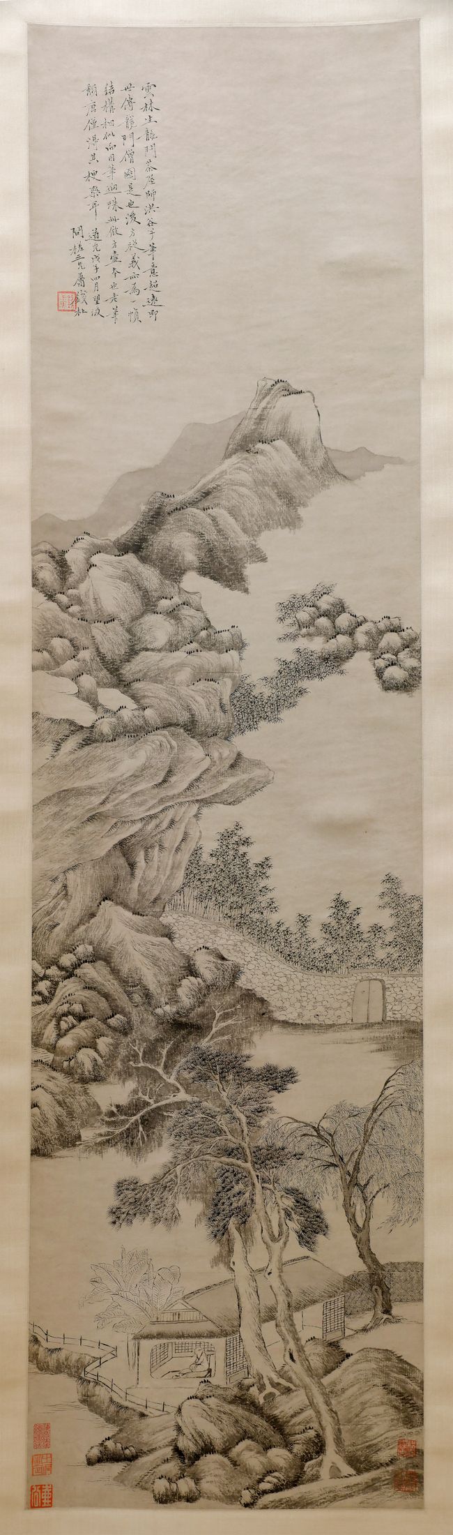 龙门茶屋图轴缩略图