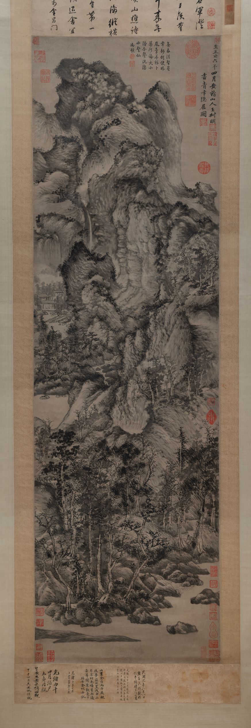 青卞隐居图预览图