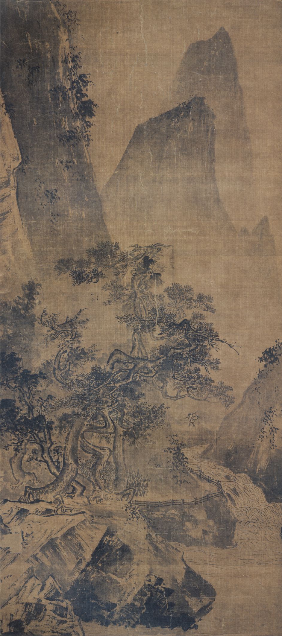 秋冬山水图对幅预览图