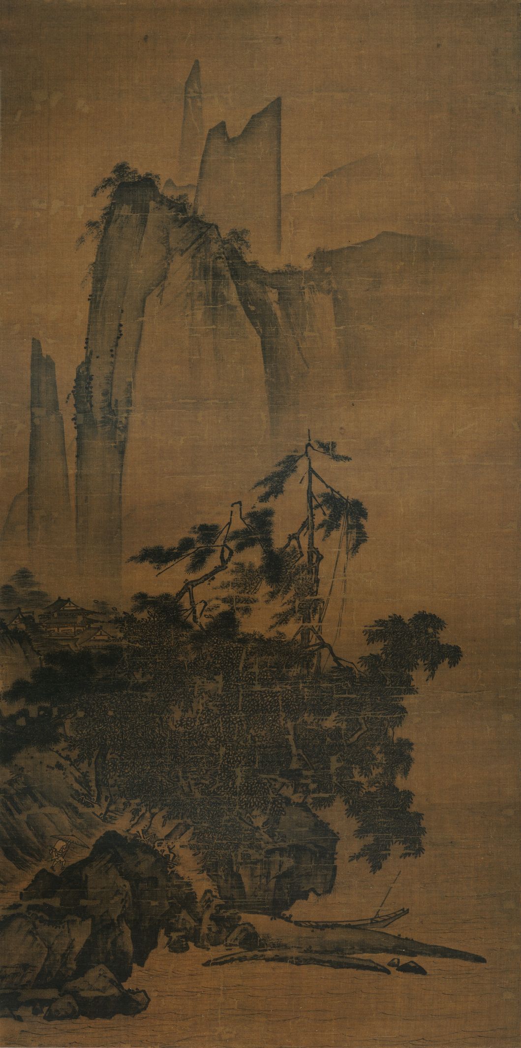 风雨山水图预览图