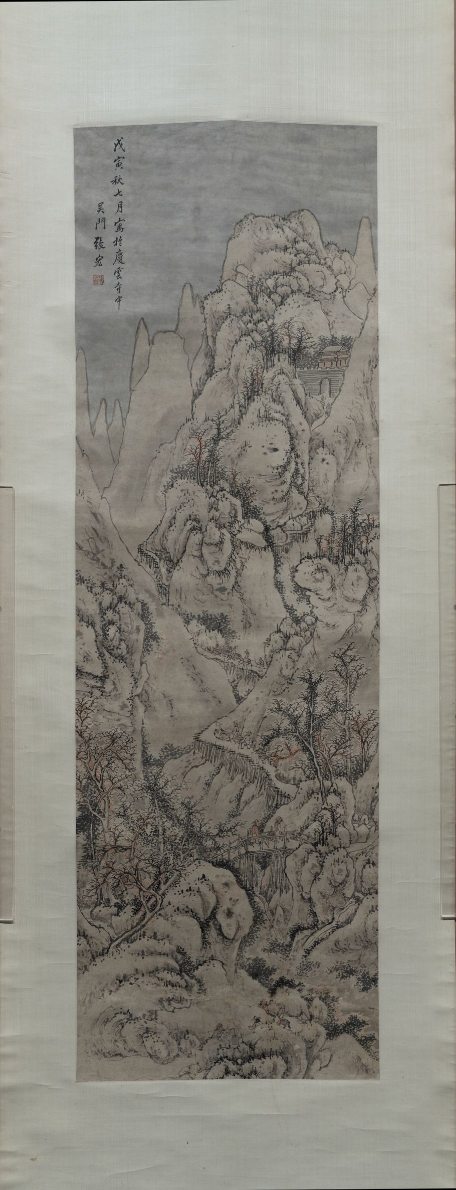 山水轴预览图