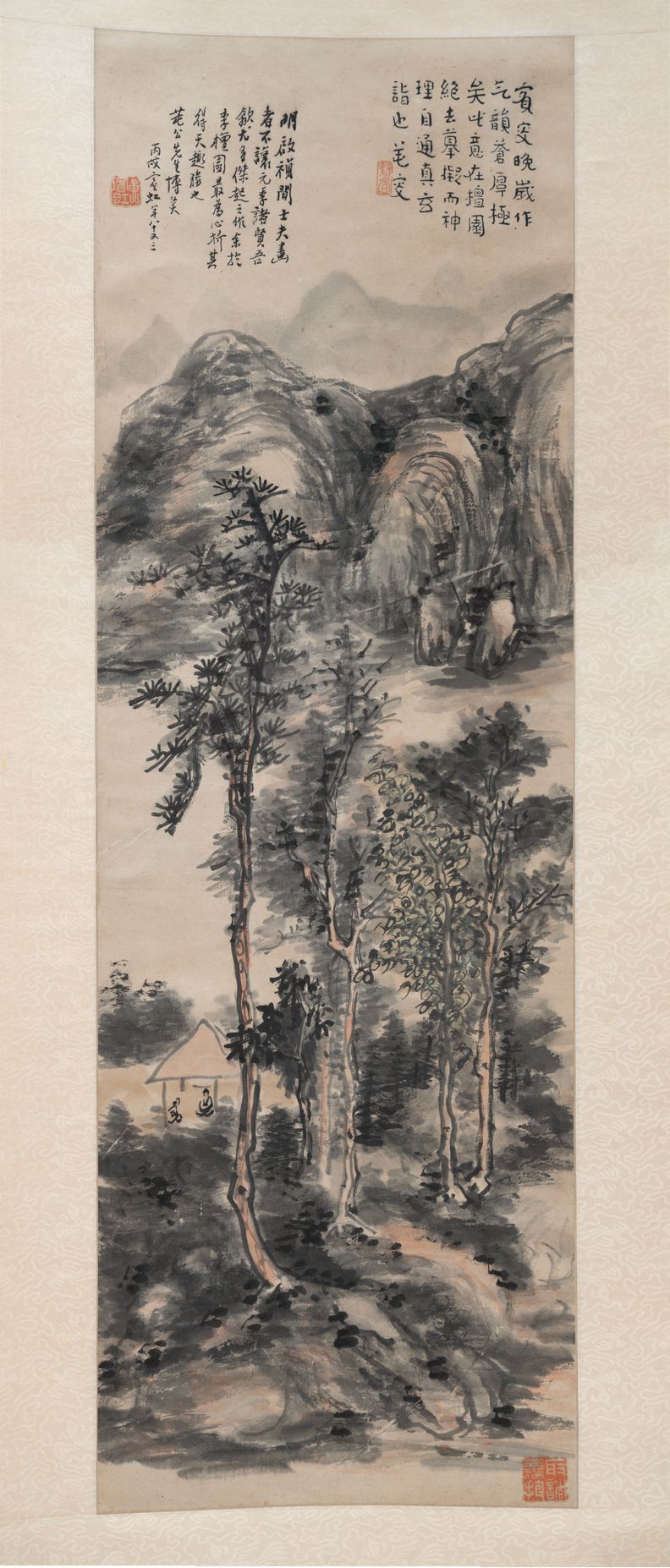 仿李流芳山水图预览图