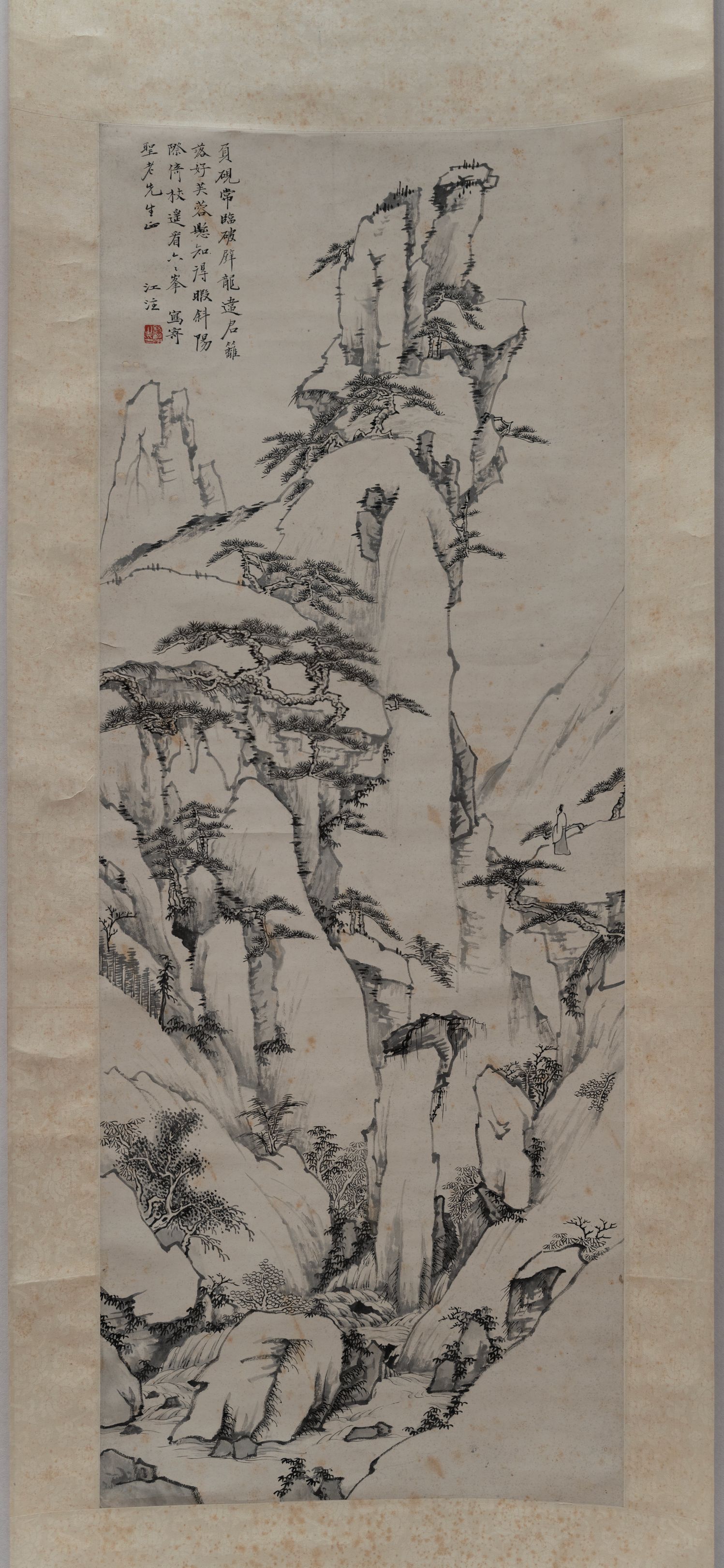 仿江注山水图预览图