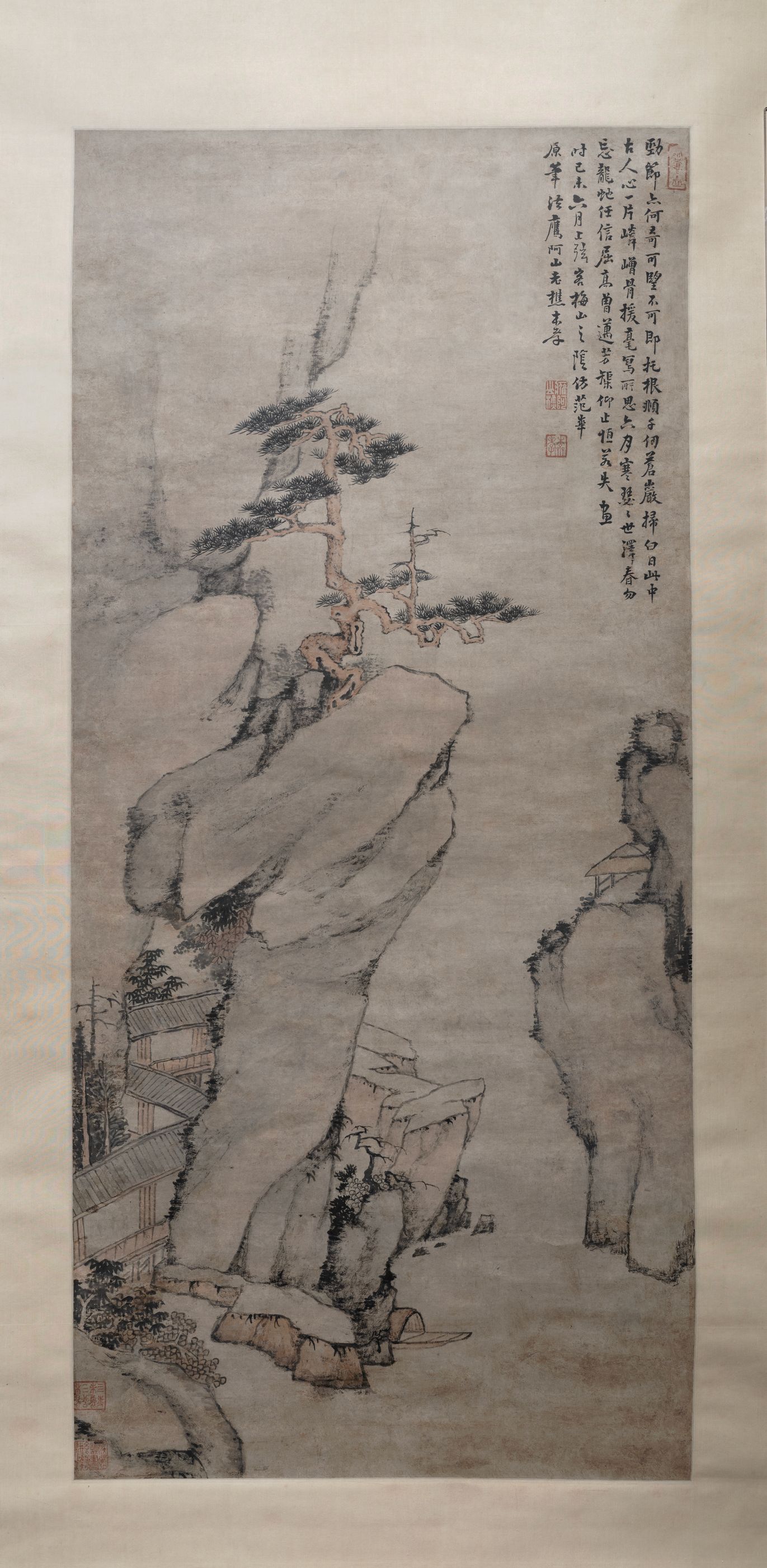 山径泊舟图预览图