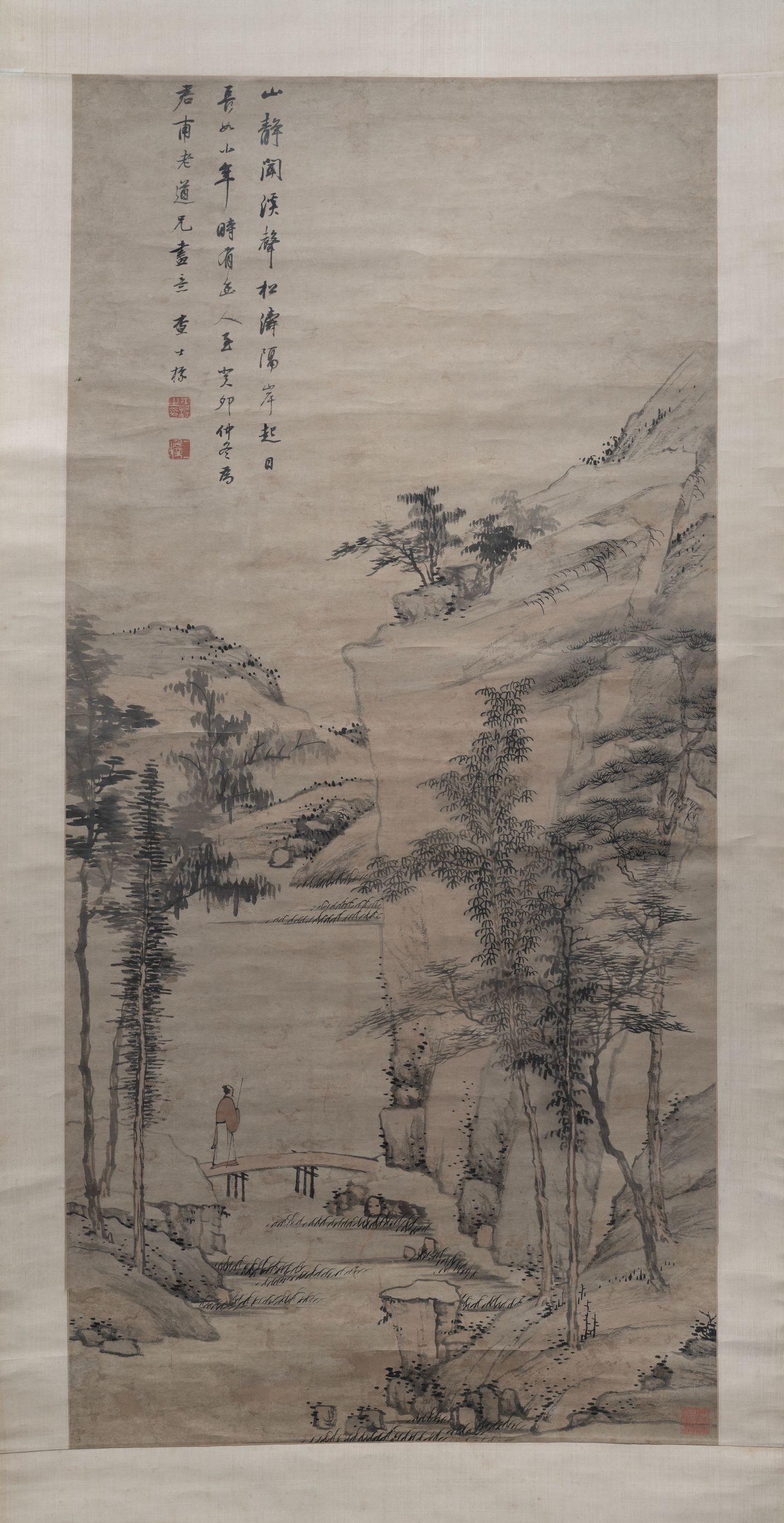 曳杖过桥图预览图