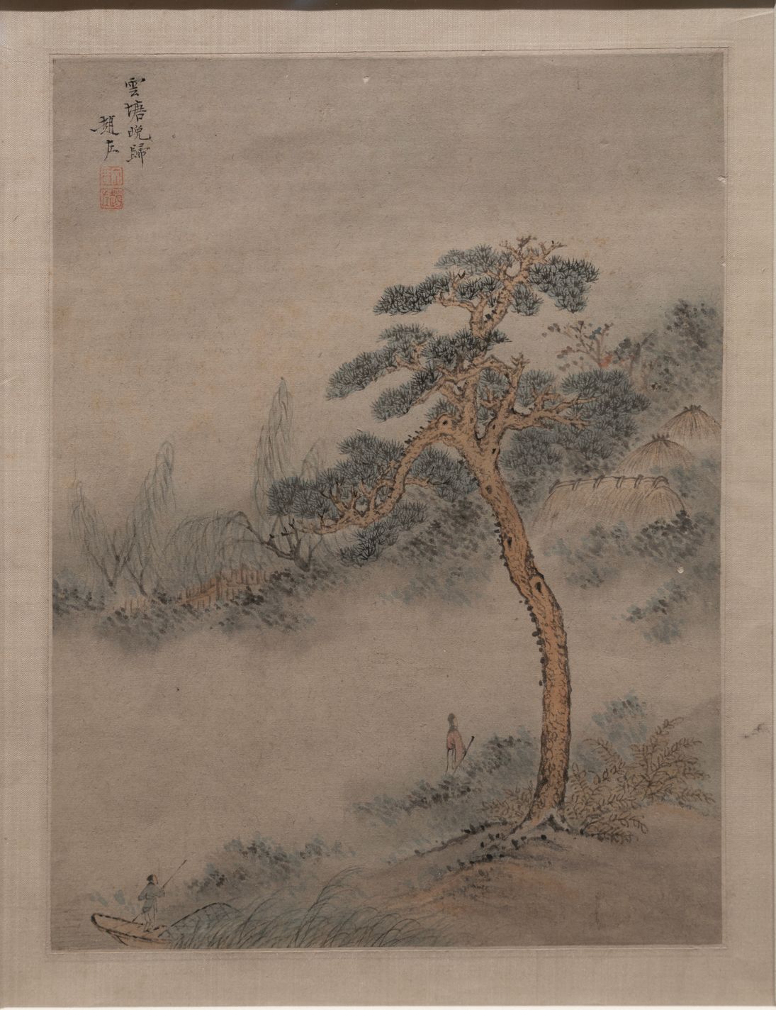 云塘晚归图页缩略图