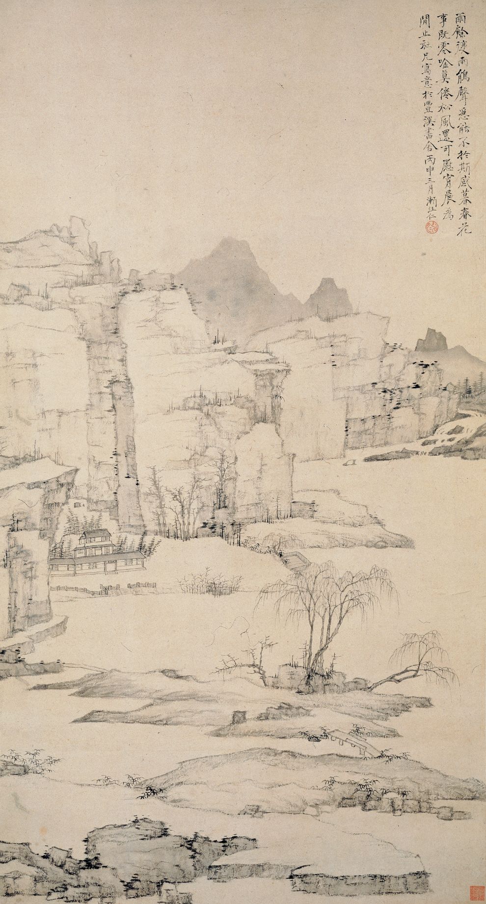 雨余柳色图预览图