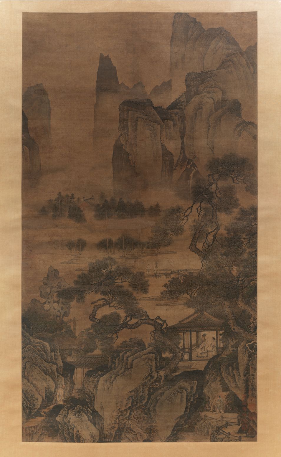 山斋客至图轴缩略图